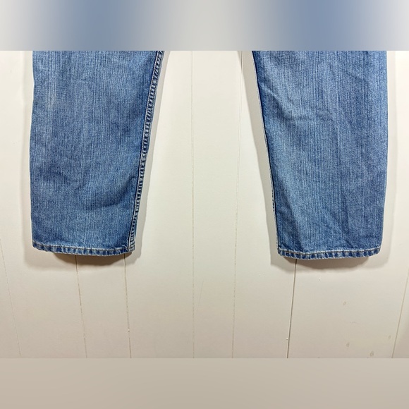 Levis Mens 569 Blue Denim Straight Leg Jeans Size 36x30 - Picture 6 of 12